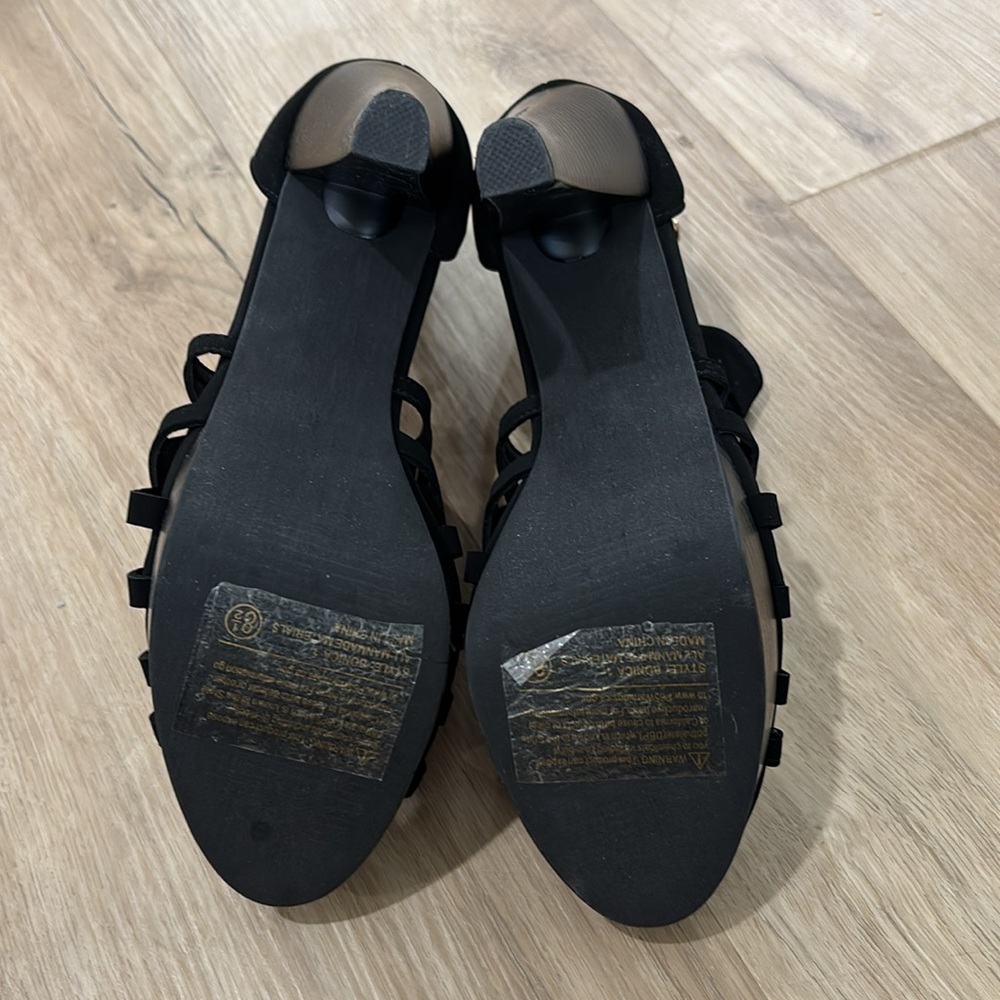 NEW Women’s Trendsup Open Toe Ankle Strap Sandals - Picture 4 of 5